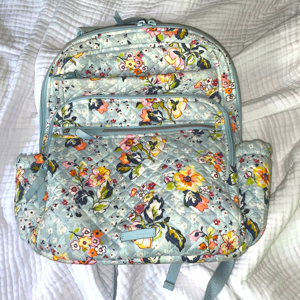 Vera Bradley XL campus backpack, Lightly used.